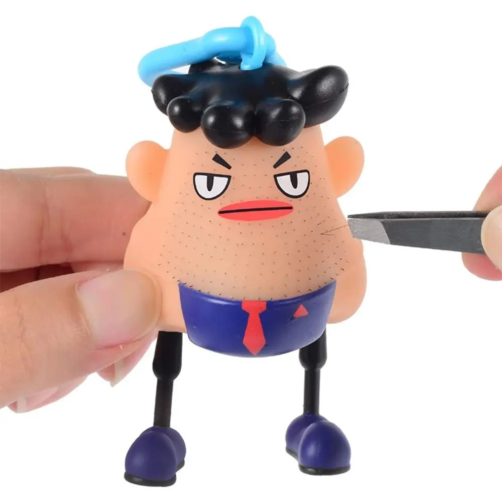 Gift Pimple Anti Stress Toy Pull Beard Blackhead Toy Twelve Constellations Polyester Fiber Fidget Funy Skin Picking Keychain