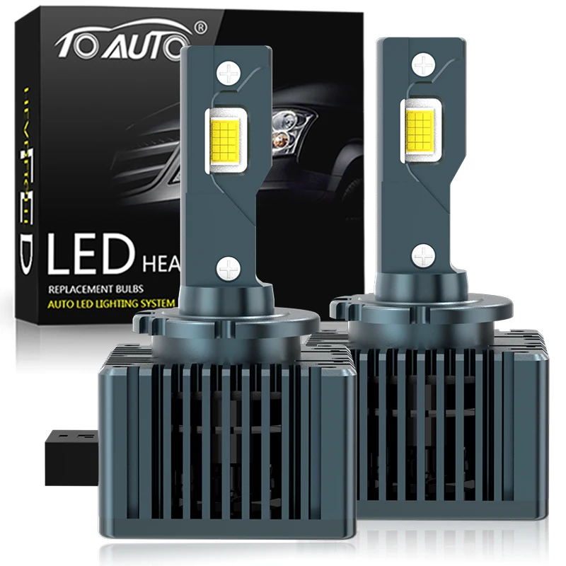 

2pcs D1S D3S Headlight 35W D2S D2R D4S D4R LED Canbus 30000LM Lamps Auto LED Lights Bulb For Car Lights 6000K Plug&Play