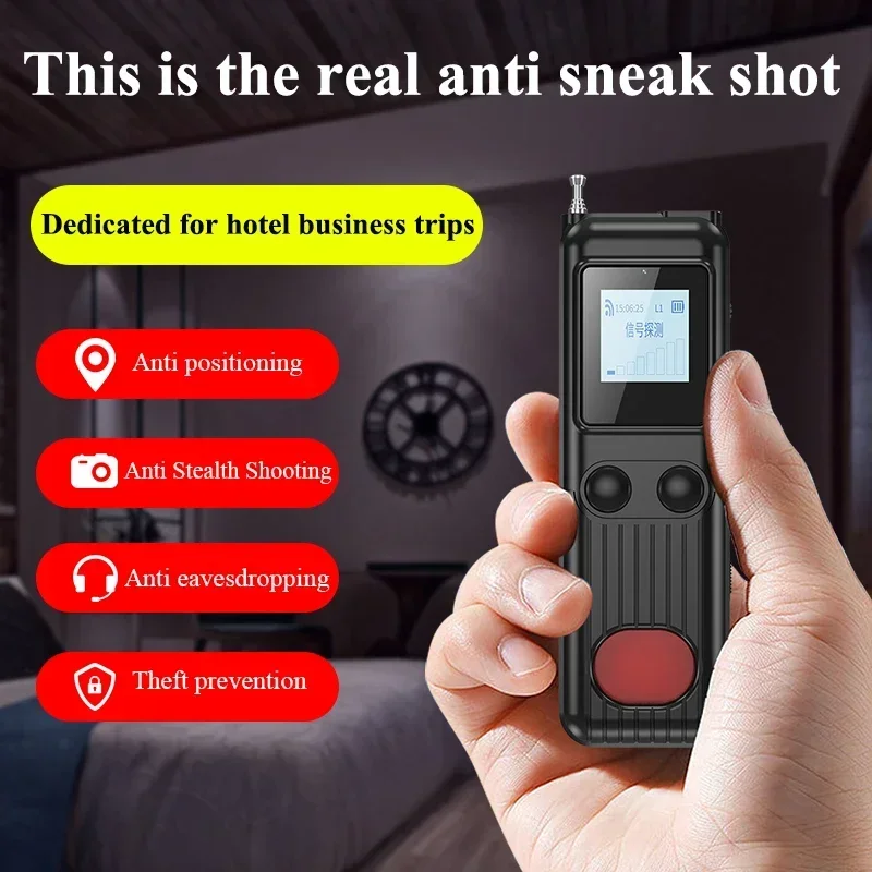 

Wireless GSM Signal Mini Bug Detector,Anti Peeping Eavesdropping Position Device, Infrared Hidden/Spy Camera GPS Tracker Finder