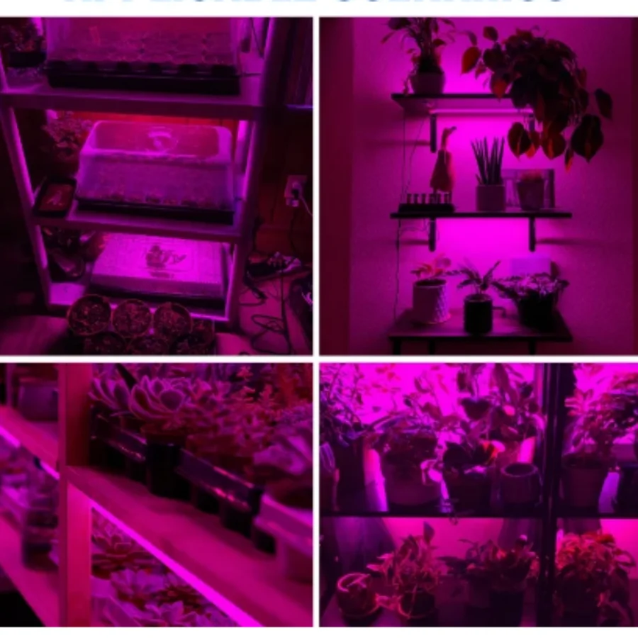 5V LED Full Spectrum Lamp Plant Grow Light USB Lamp Indoor Greenhouse for Plants Flowers Vegetable Hydroponic Bar Light