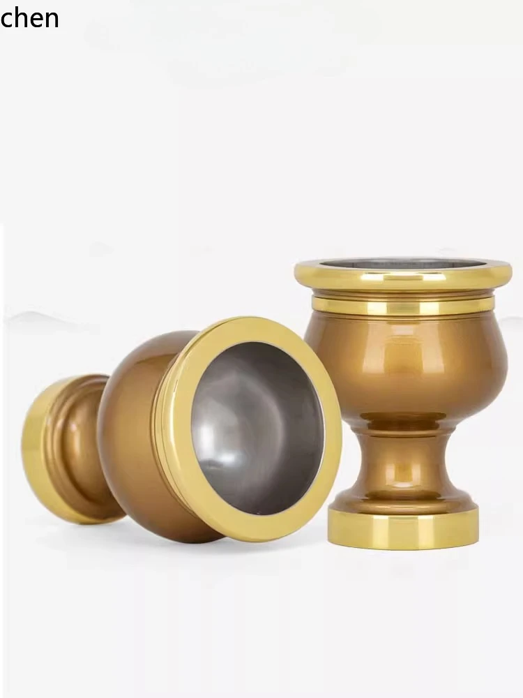 YFY  Buddha Offering Cup Full Copper Buddha Offering Cup Large High-footed Holy Water Buddha Offering