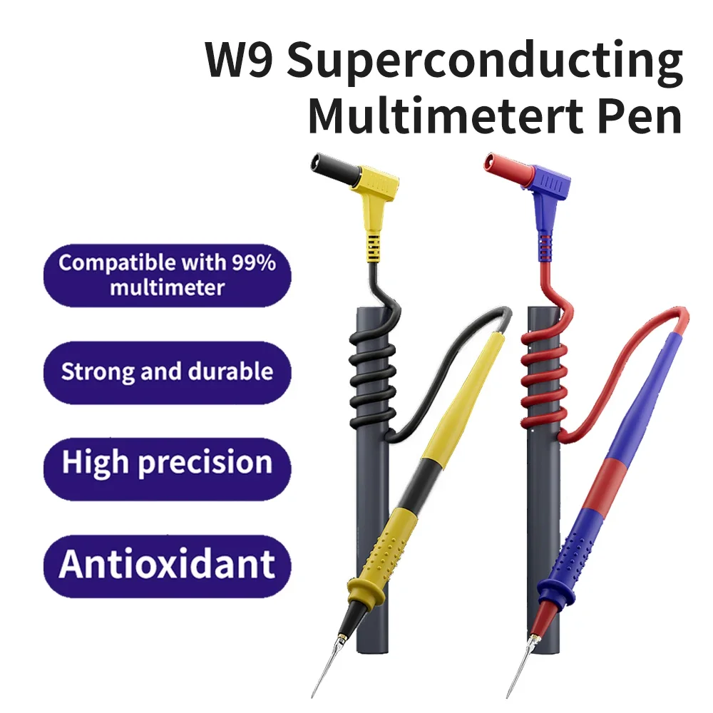 Lanrui W9 Universal Superconducting Multimeter Pen Probe with Replaceable Suitable for Most Multimeter Pen Tools