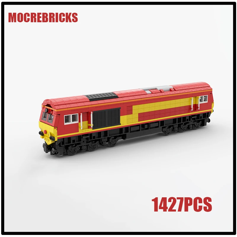 

MOC City Railway Diesel locomotive Class 66 Train Building Blocks Assembly Model Children's Christmas Toys Gifts