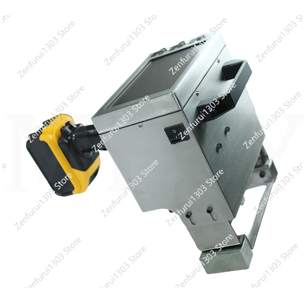 

Handheld lithium battery touch screen Electric marking machine Dot Peen Marker Vin No. Marking range 150x40mm With electromagnet
