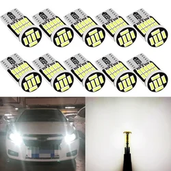 10PCS T10 W5W LED Bulbs 4014 26SMD Canbus 168 194 Signal Lamp White For Car Interior Parking Position Map Dome Light