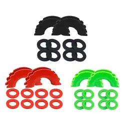 D Ring Shackle Isolator Rubber Lightweight High Performance Multifunction Durable Professional for Auto Truck Spare Parts