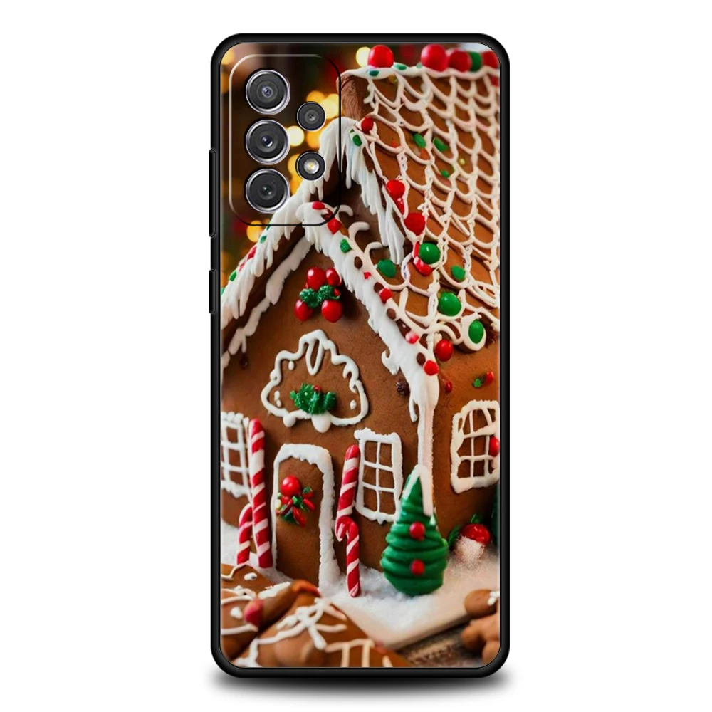 New Year Christmas Phone Case for Samsung Galaxy A55 A35 A15 A14 A25 A54 A51 A71 A72 A73 A32 A52 A52S A41 5G Silicone Shell Bags – Detail 7