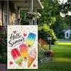 Summer Garden Flag 12x18 Inch Double Sided Yard Outdoor Flag Holiday Outside Decoration jjp