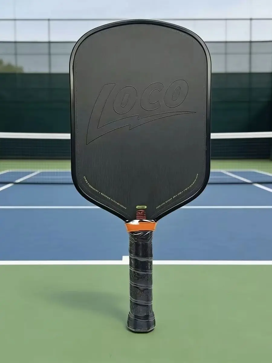 

Bread and Butter Loco Pickleball Paddle 16mm 14mm Dual-Density Foam Core Elongated CFC T700 Raw Carbon Fiber Pickleball Paddle