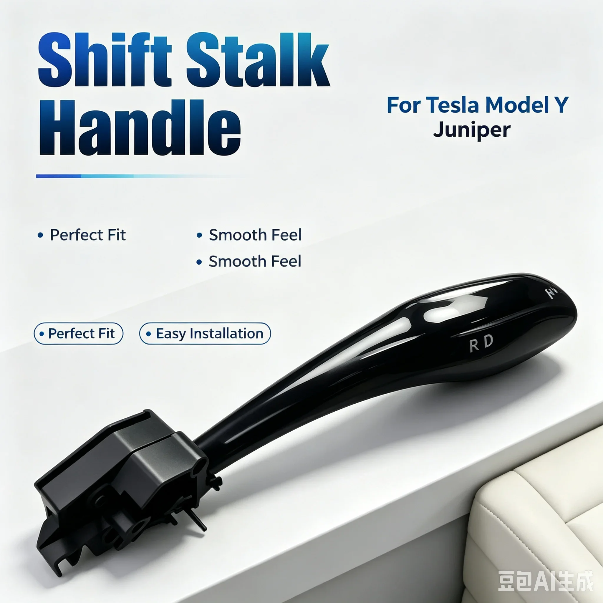 Smart Gear Stalk For Tesla Model Y Juniper 2026 Physical Drive Selector Stalk Shift Lever Retrofit Kit D/P/R Gearshift New