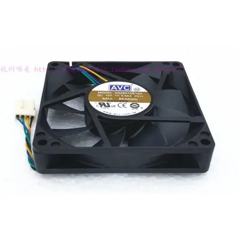 JFG For AVC 8015 8cm 4PIN 12V 0.50A DS08015B12H Cooling Fan