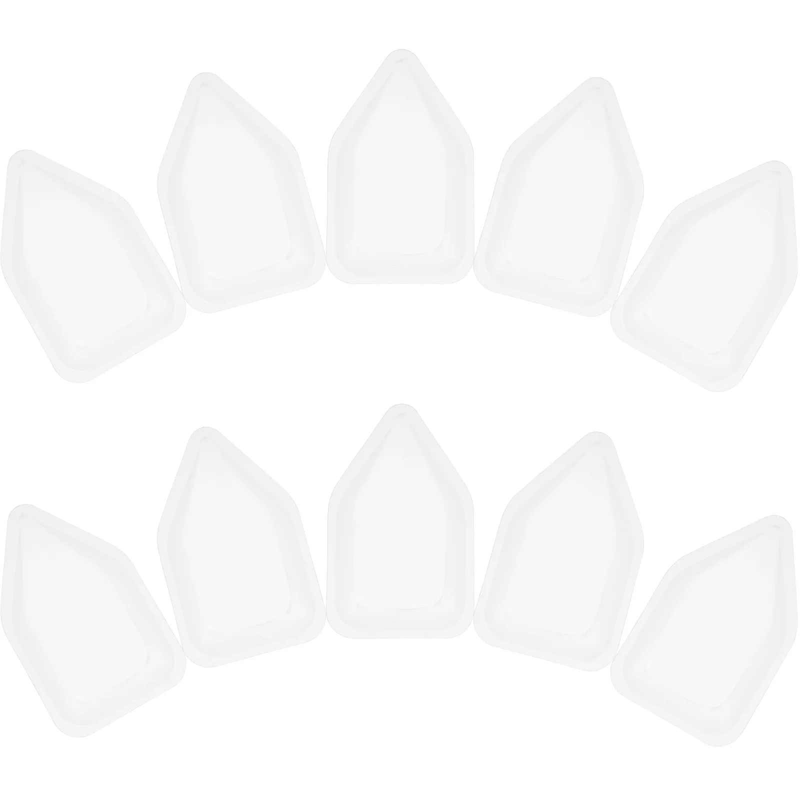 

10 Pcs Weighing Ship Reusable Plates Laboratory Boats Powder Tray Dishes Plastic Safe Practical Easy Use Lightweight Portable