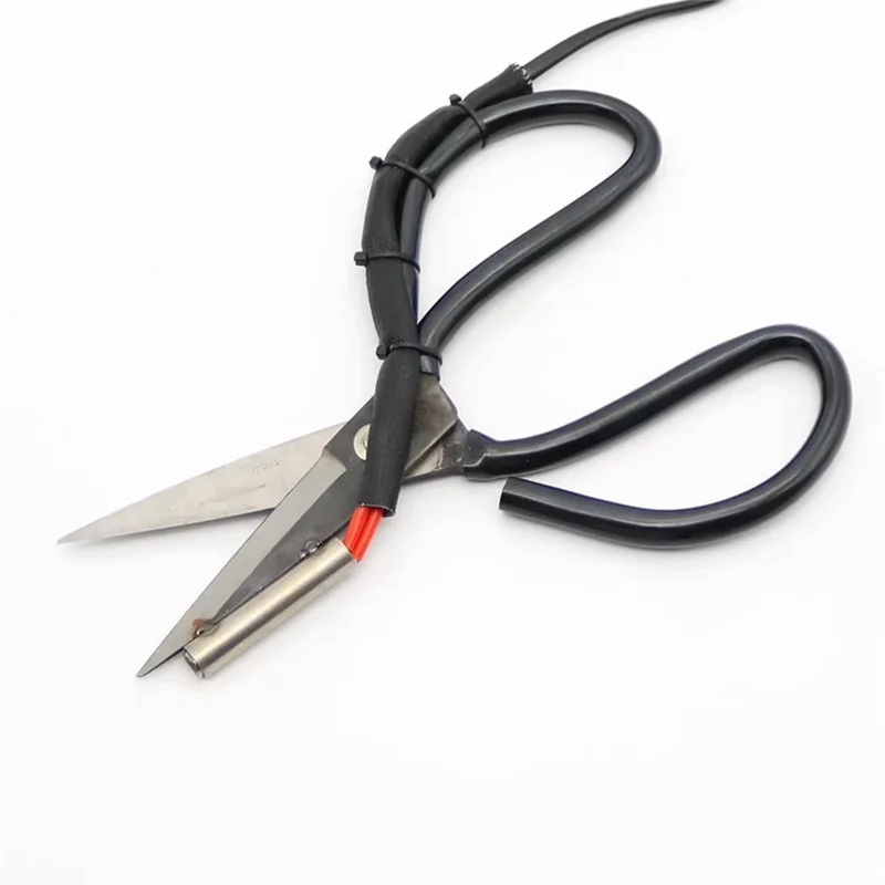 【Best Selling】Electrothermal Scissors Heating Tailor Scissor Adjustable Temperature Tailor Scissors With Switch Controller EU Pl