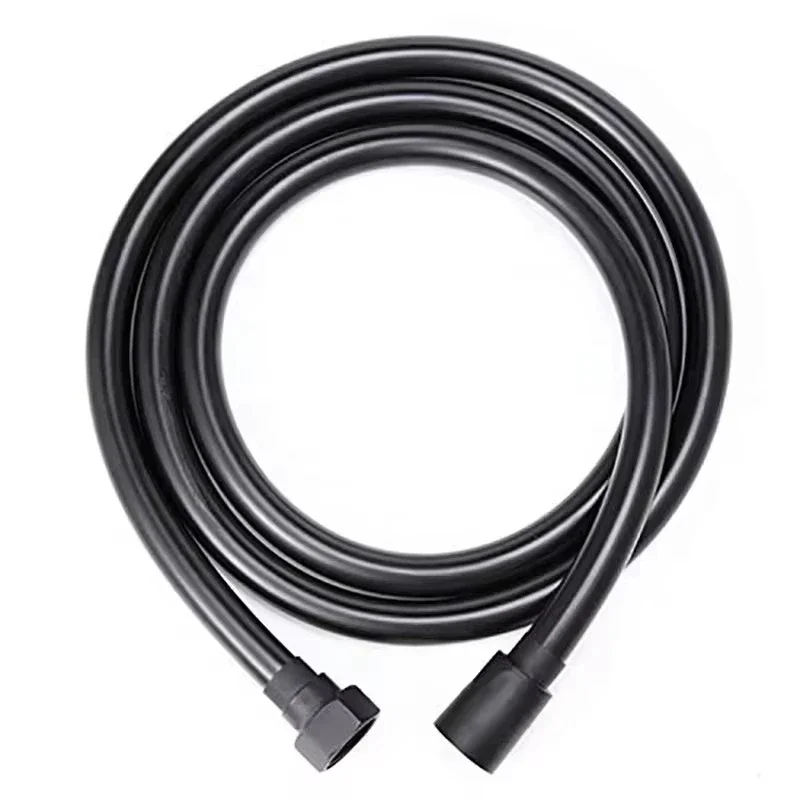 2m/1.5m/1.2m Super Soft Silicone Shower Hose, Anti-Twist, Gunmetal, Bathroom Pipe, Long Water Pipe, High-Quality PVC Pipe