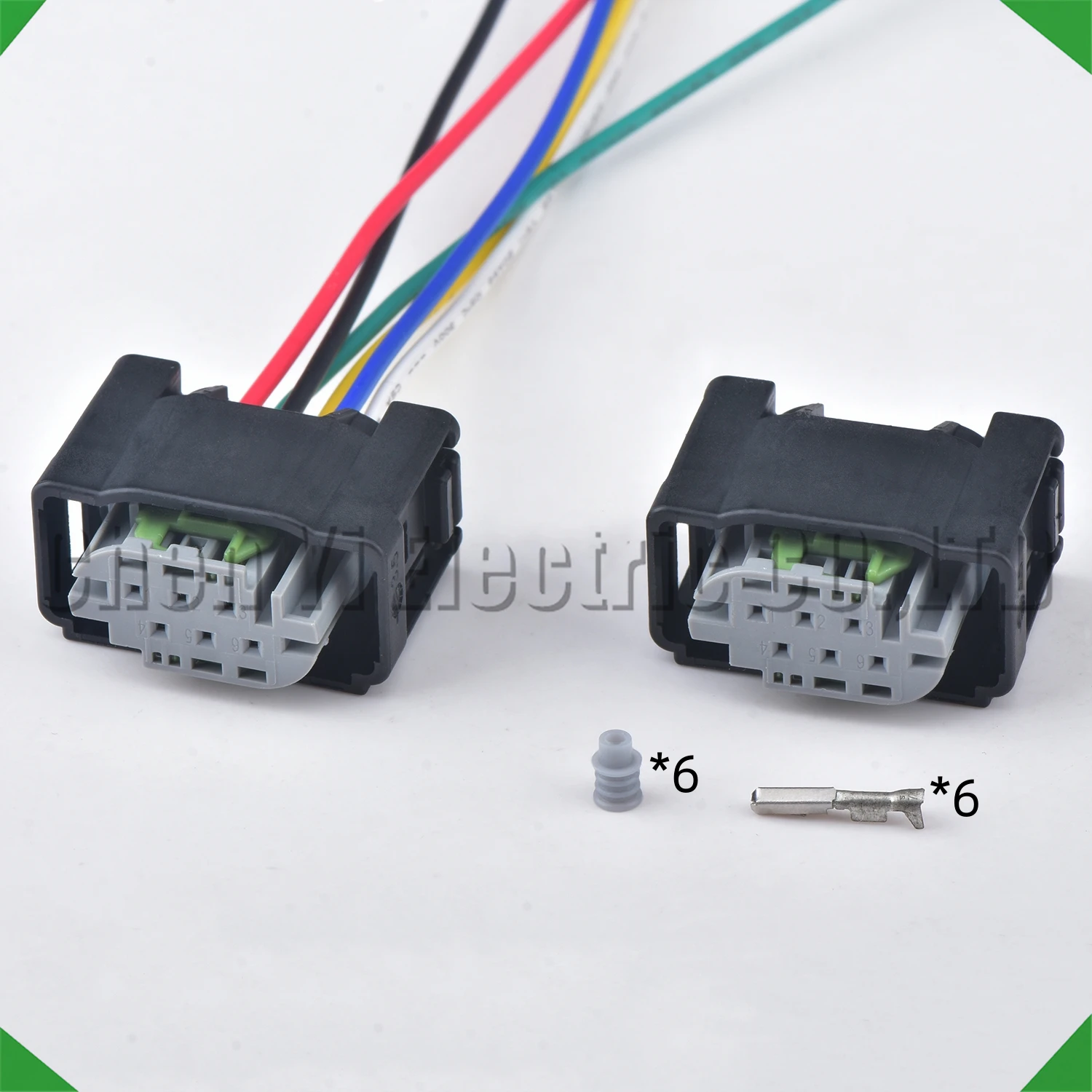 

6-контактный автомобильный разъем, штепсельная вилка педали акселератора 2-967616-1 7M0973119 для A3 A4 A6 A8 3B, Датчик положения дроссельной заслонки, жгут проводов