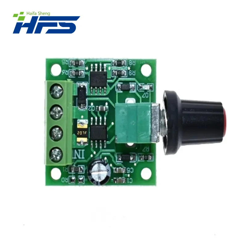 DC 1.8V 3V 5V 6V 12V 2A PWM Motor Speed Controller Low Voltage Motor Speed Controller PWM 0-100% Adjustable Drive Module