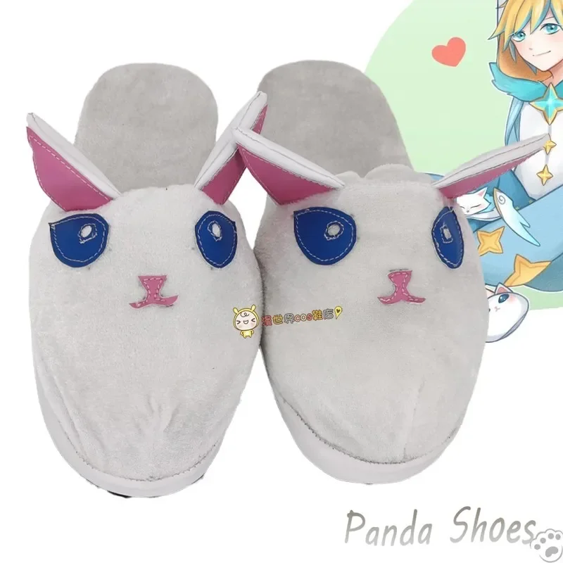 

LOL Ezreal Обувь для косплея Аниме Игра League of Legends Cos Кролик Тапочки Сапоги Косплей Костюм Опора Обувь для Хэллоуина