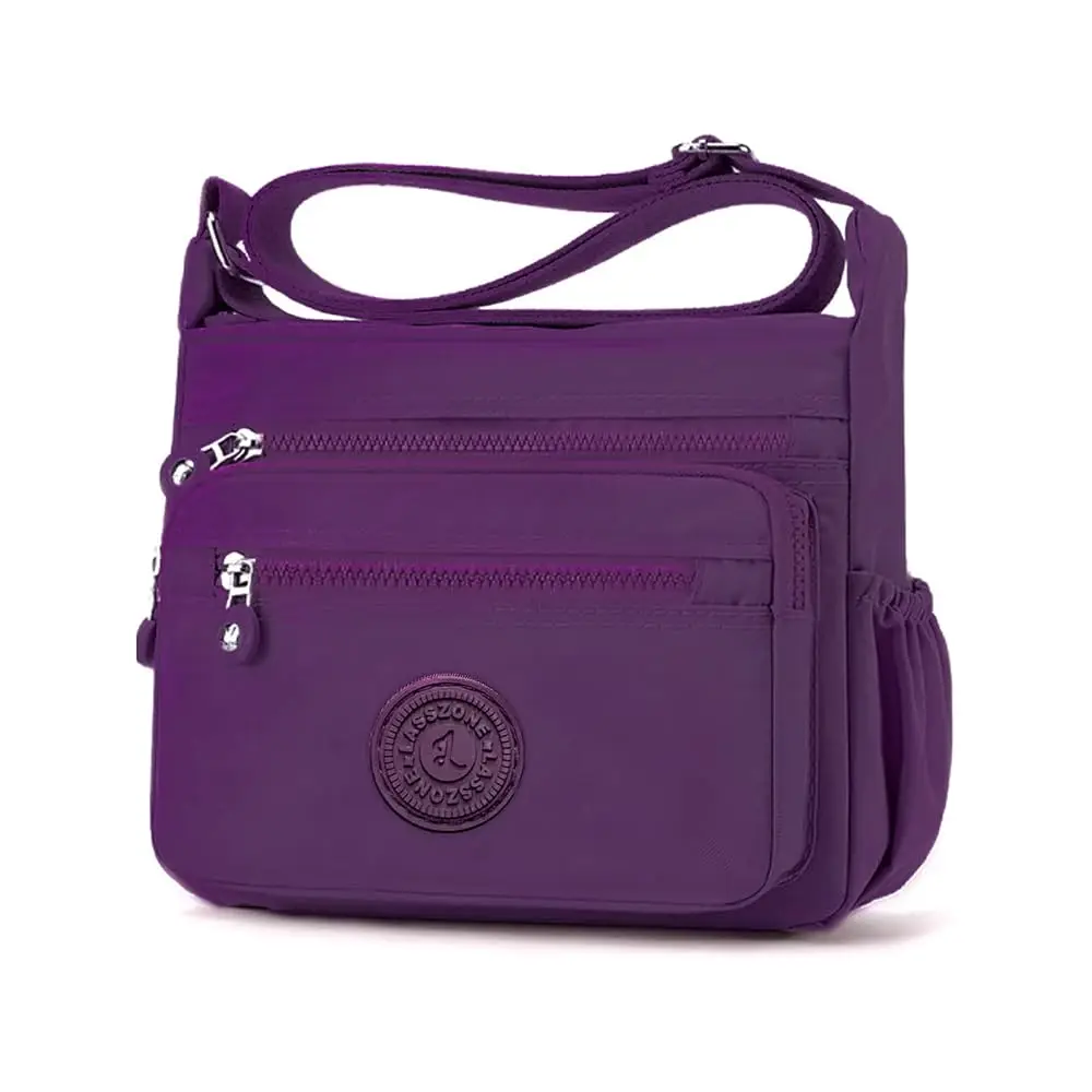 Women's Shoulder Bags Multi-Pocket Casual Crossbody Bag Handbags Waterproof Nylon Messenger Travel Bags Ladies Tote