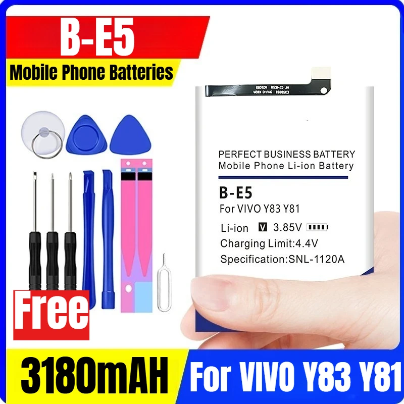 

B-E5 3.85V 3180mAH Mobile Phone Batteries for VIVO Y83 Y81