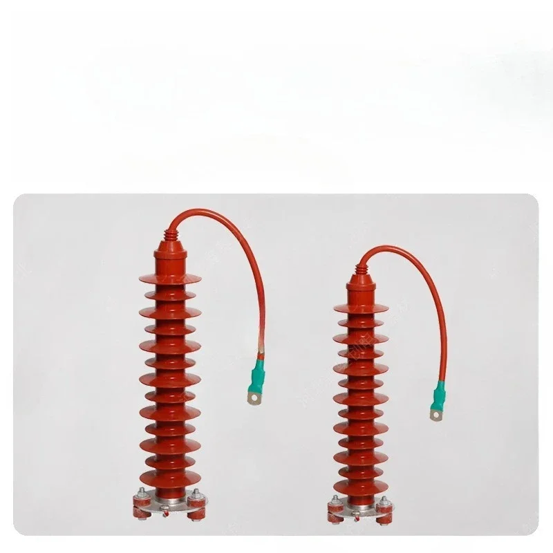 35KV zinc oxide arrester HY5WZ-51/134 insulated cable power station line type composite high voltage arrester