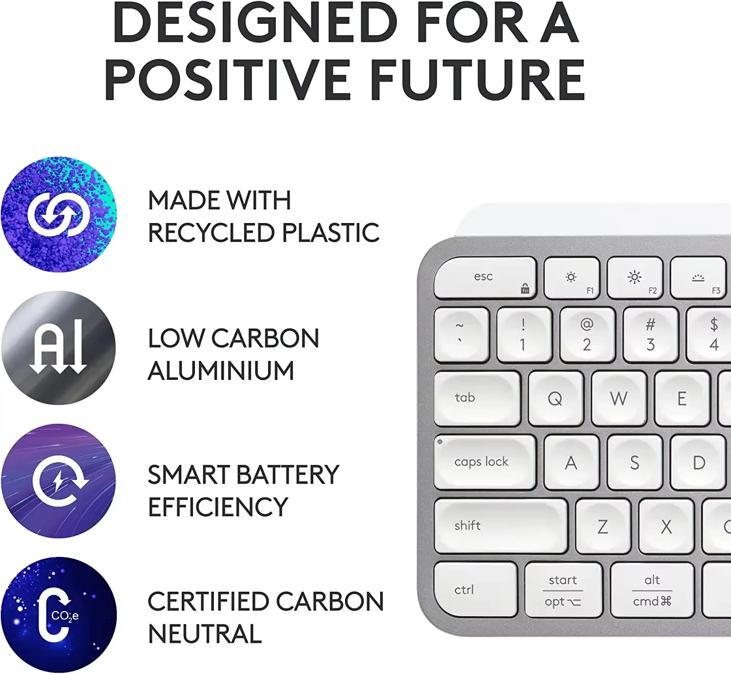 NEW Original Logitech MX Keys S Wireless Keyboard Low Profile Fluid Precise Quiet Typing Programmable Key Backlighting Keyboard