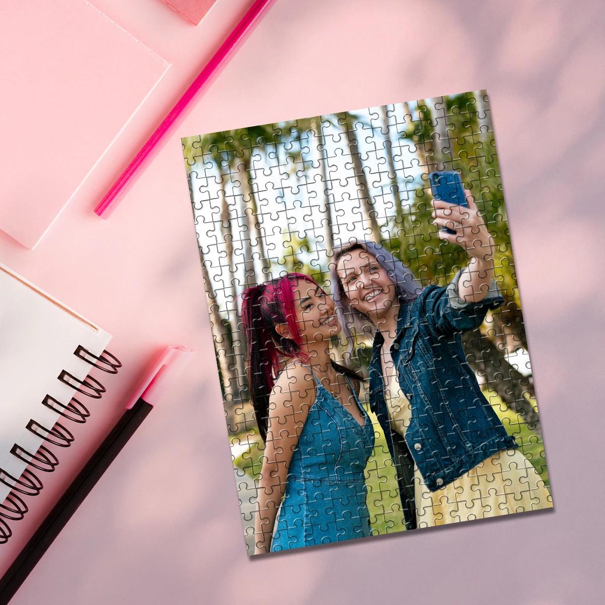 35/300/500/1047 Uds. Foto personalizada rompecabezas amigo fiesta regalo cumpleaños boda aniversario madre Día del Padre B