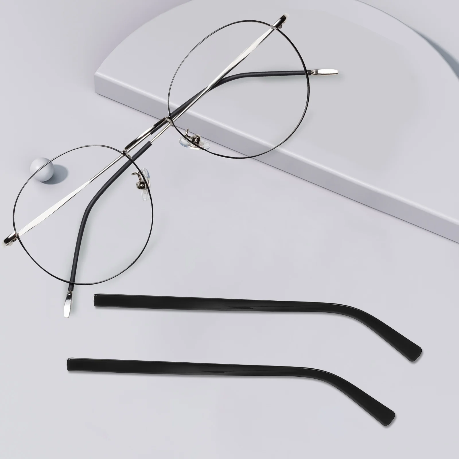 

Glasses Accessories Replacement Arms Frame Temple Eyeglasses Repair Kit Universal Legs Parts Metal