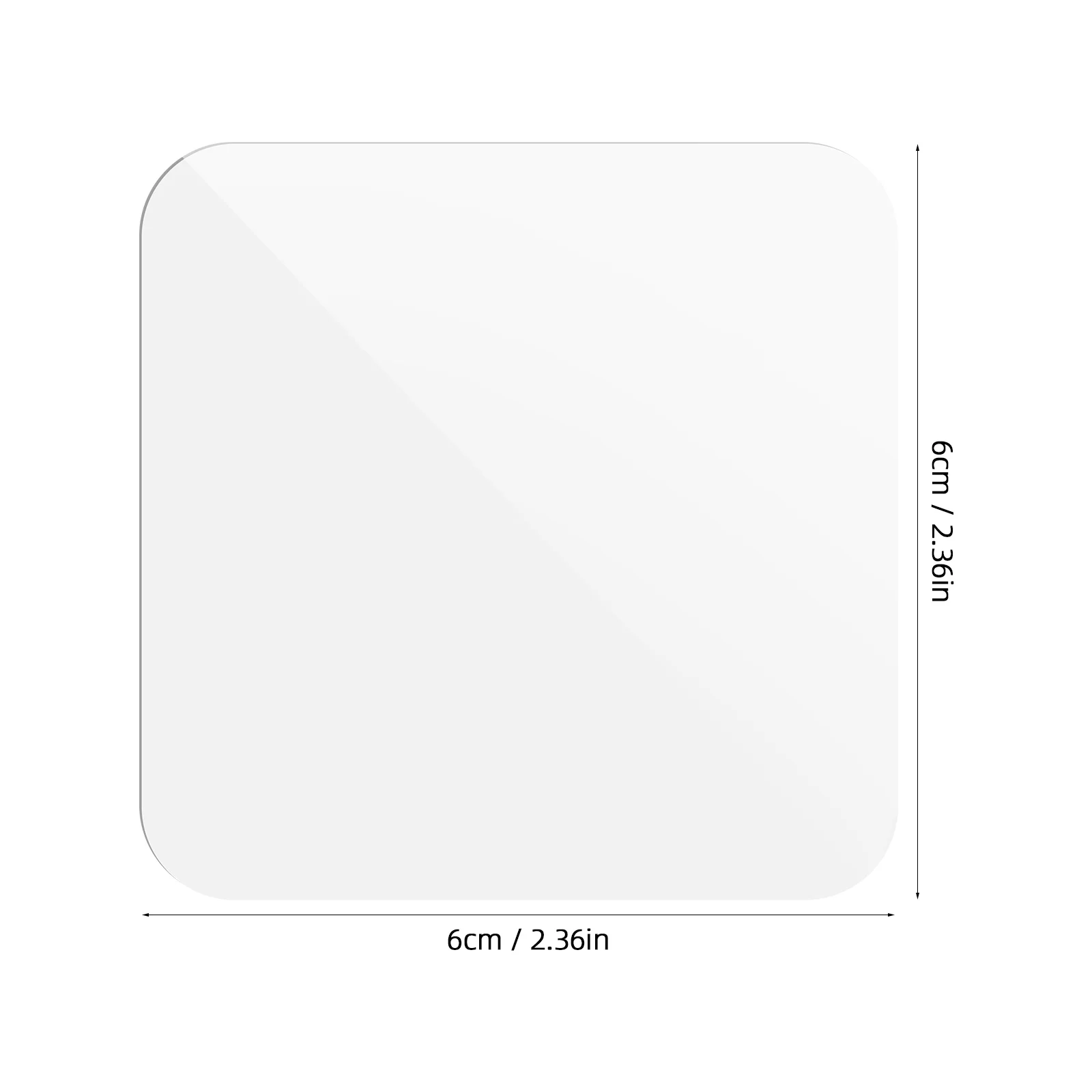 Cinta adhesiva transparente de doble cara, 40 Uds., cuadrados de montaje resistentes para colgar en la pared, sin daños a pintar, extraíble