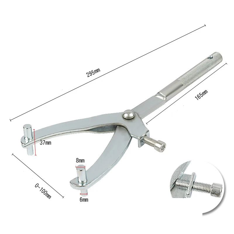 Llave de volante tipo Y, abrazadera fija de Magneto ajustable, placa de cinturón de Scooter de aleación, herramientas de reparación de montaje de embrague de Magneto de motocicleta