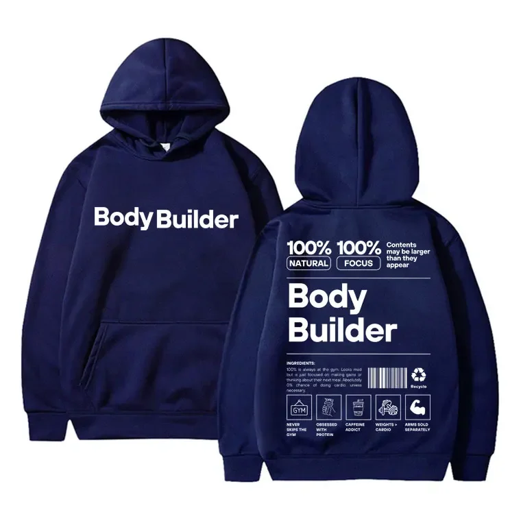 Body Builder Muscle Pump Cover Bodybuilding Hoodie Men Women Casual Fitness Gym Funny Powerlifting Workout Aesthetic Sweatshirt