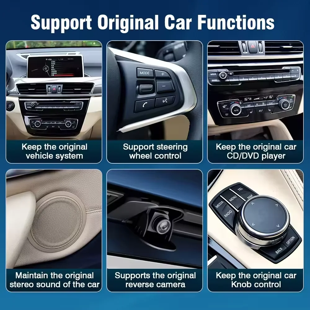 Picture 6: CarPlay automatic Android thread-free decoder for BMW CIC CCC NBT EVO 1 System 2 3 4 5 6 7 series X1 X3 X4 X5 F20 F30 F31 F10