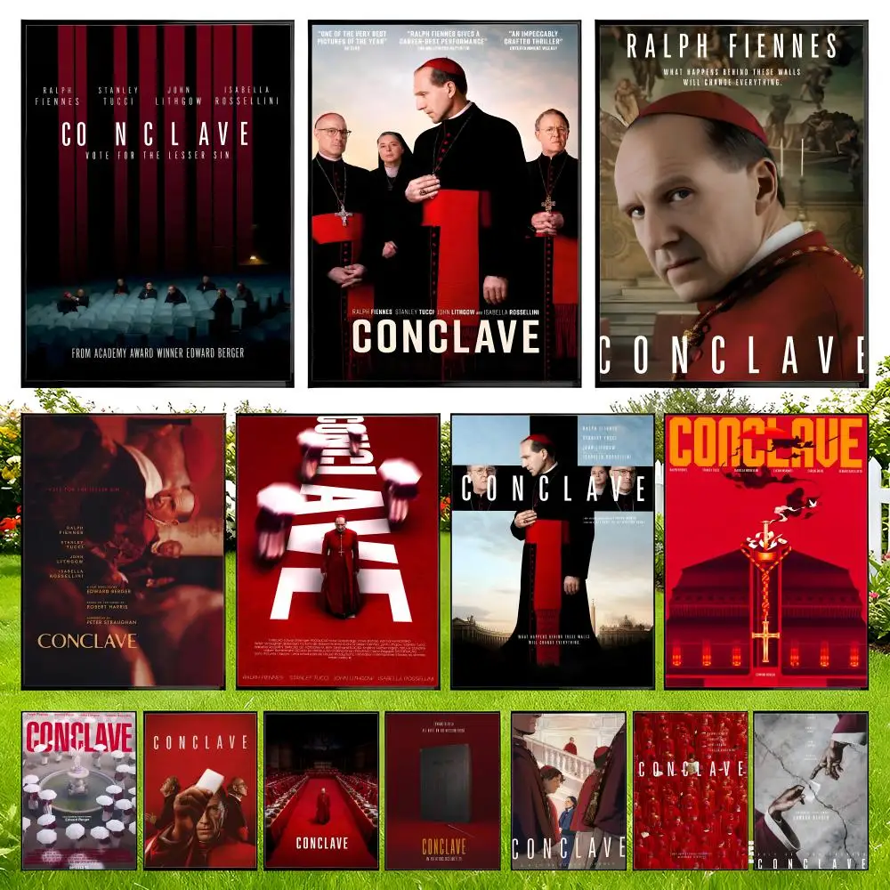 

C-Conclave Poster Easy to Install Self Adhesive HD Wall Decor Waterproof Tear Resistant Home Bedroom Perfect Gift