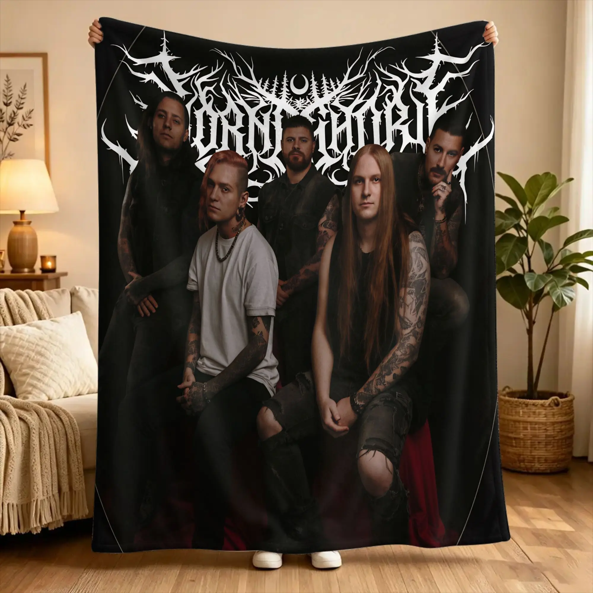 L-Lorna Shore Blankets  Warm Soft Pattern Plush Bedding Throws For Kids Adult Couch Chair Flannel Bedspread Bed Cover