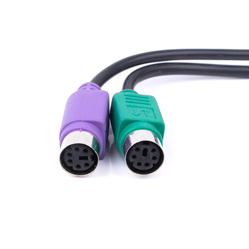 USB to PS2 Cable Male to Female PS/2 Adapter Converter Extension Cable for Keyboard Mouse Scanning Gun PS2 to USB Cable