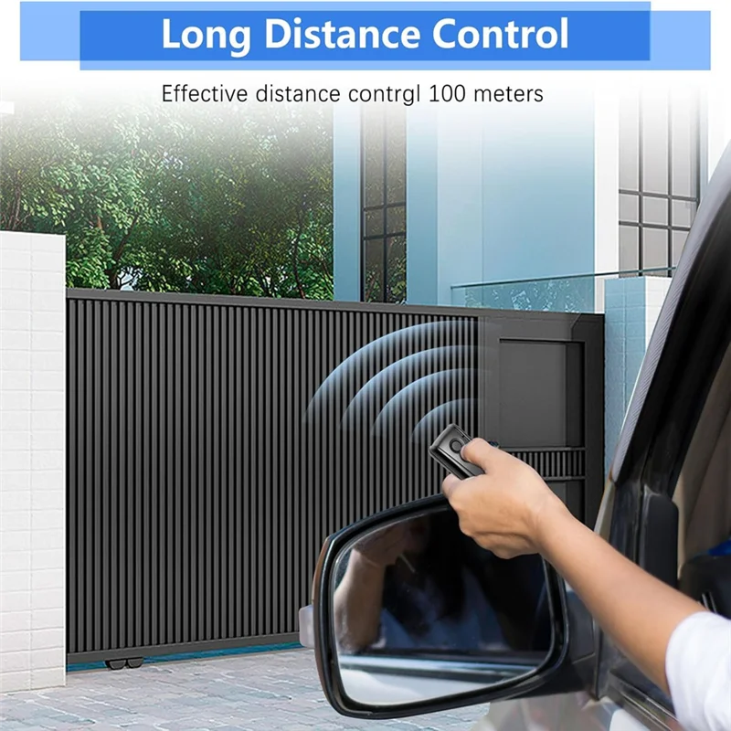 APPLIA-433.92 Mhz Garage Door Handheld Transmitter For Ecostar RSC2-433 RSE2-433, RSZ1-433, Remote Control Duplicator 2Pcs