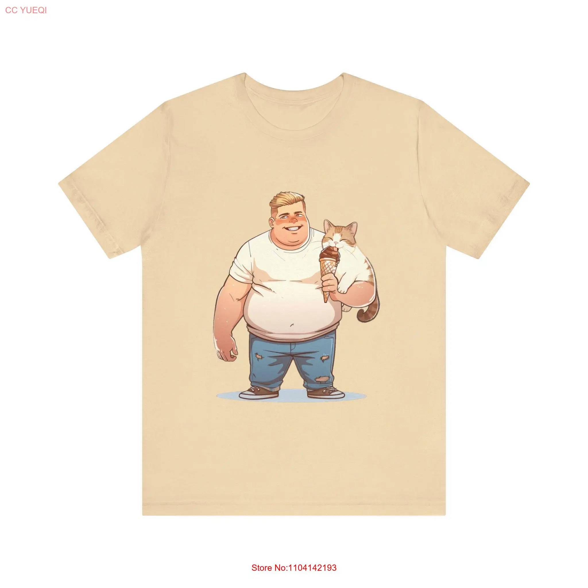 Don't be Giving Your Cats Chocolate Ice Cream T Shirt long or short sleeves