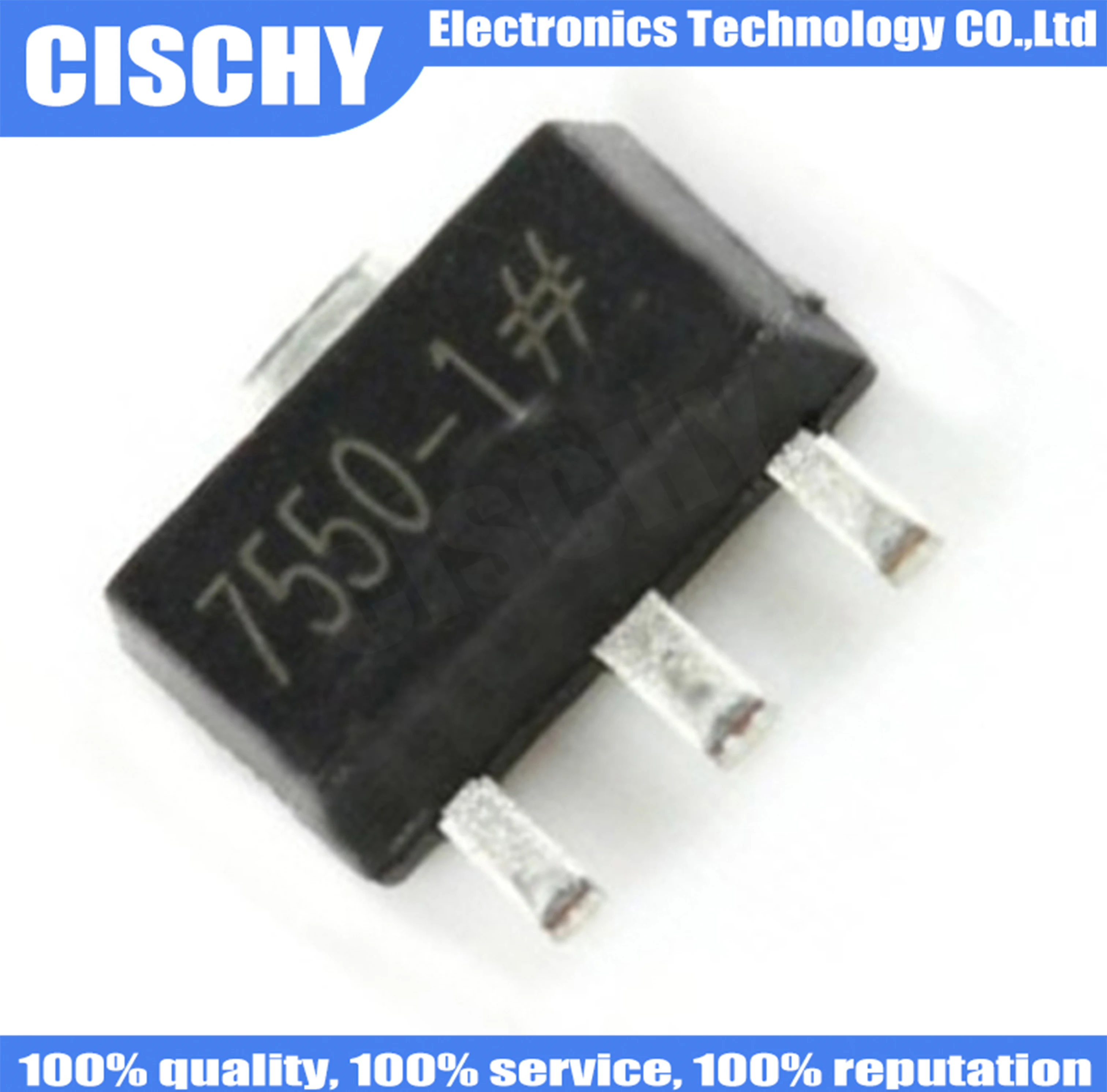 20pcs/lot  HT7550A-1 HT7550 7550-1 SOT-89 In Stock