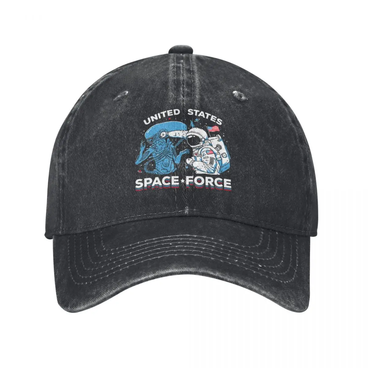 Verenigde Staten Space Force Shirt Racerback Baseballpet Katoenen Hoeden Cowboypetten Unisex