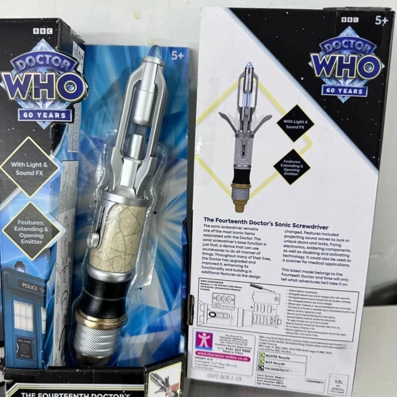 Vendita calda Doctor Who Sonic Cacciavite Giocattolo 10th 12th 14th Generations Film Con Luce Cosplay Estensibile Compleanno Giocattolo Regalo Fresco