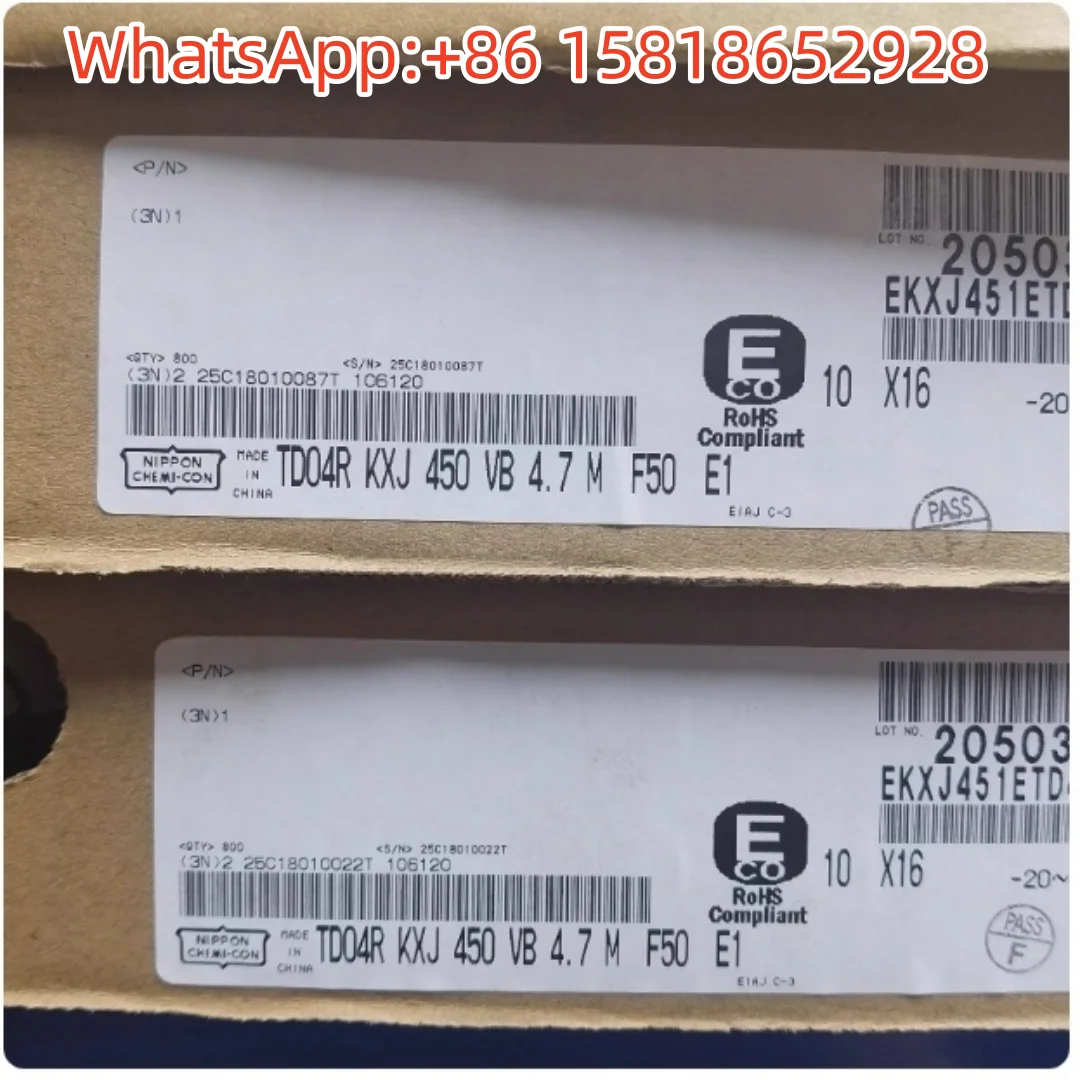 10pcs 450V 4.7uF 10X16 Black Diamond KXJ High Frequency Long Life Original Electrolytic Capacitor 4.7µF 450V