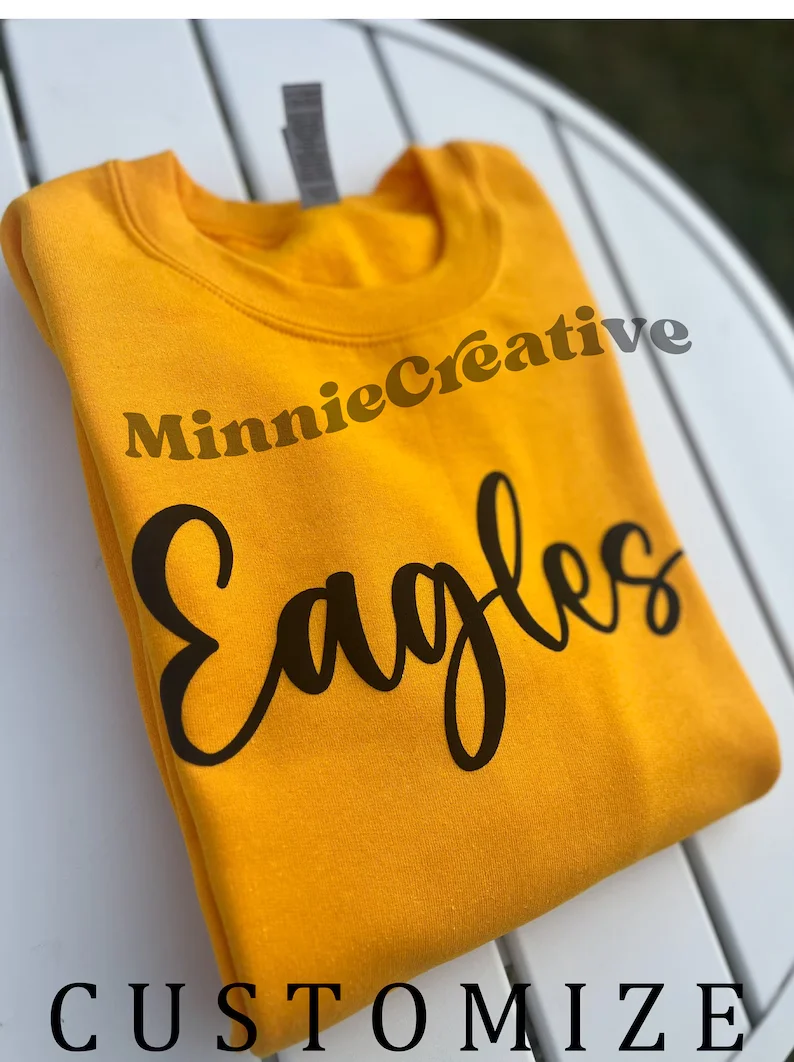 Puff Print Custom Team Name Tshirt, scool Mascot T shirt, Gift for Mom, Christmas vakentine Gift Idea, Embossed School Spirit