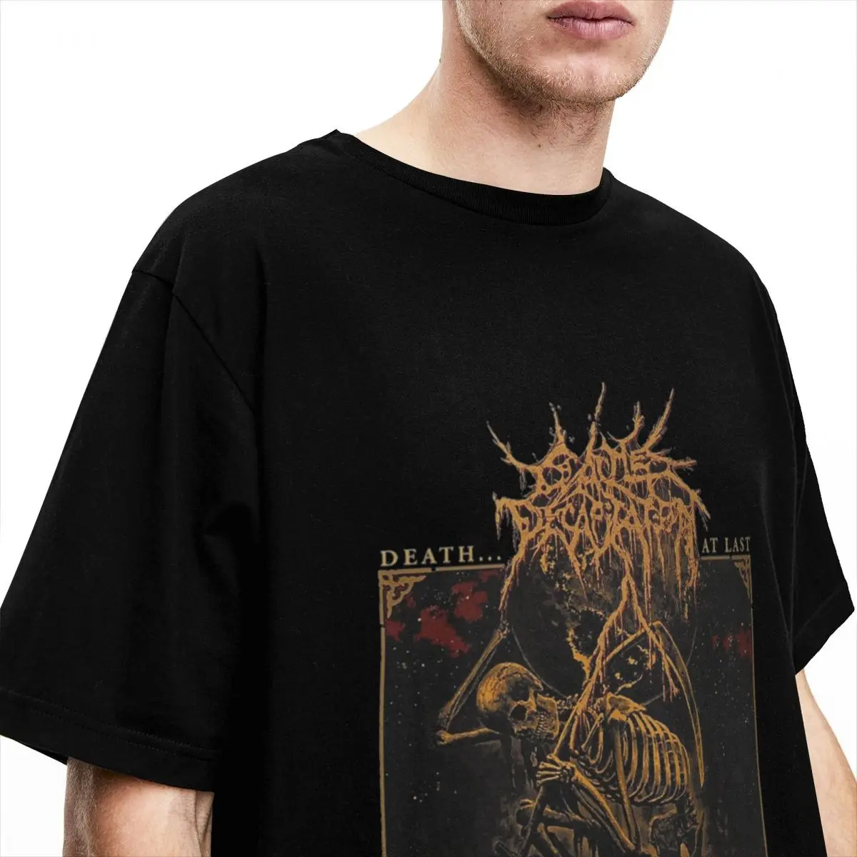 Casual Cattle Decapitation Band Tour T-Shirts Men Women Pure Cotton Tees Shirt Plus Size Tops