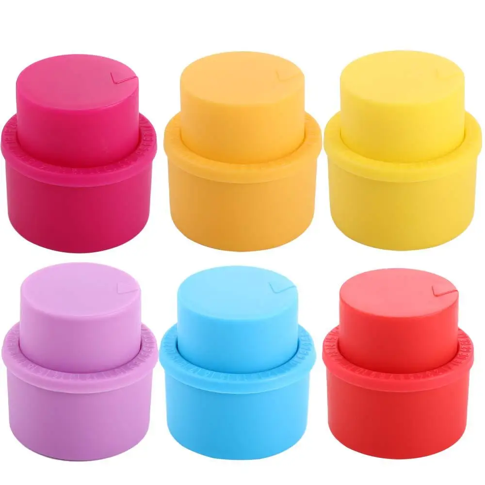 

Fresh Keeping Vacuum Bottle Pump Caps Cola Fizzy Drink Soda Bottle Top Saver Lid Pressure Cap Stopper