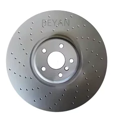 34106887658 34106887657 34116878046 34116878045 Front Wheels, Left and Right Brake Discs for BMW 5(G30 F90)(G31)(G32)7(G11 G12)