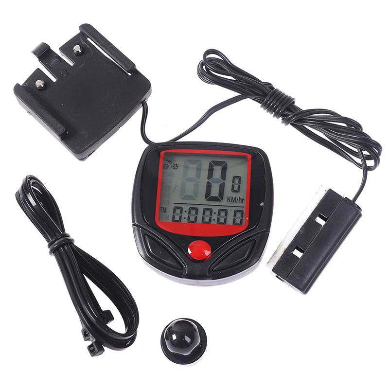 Waterproof Bicycle LCD Digital Display Odometer Speedometer Cycling Stopwatch