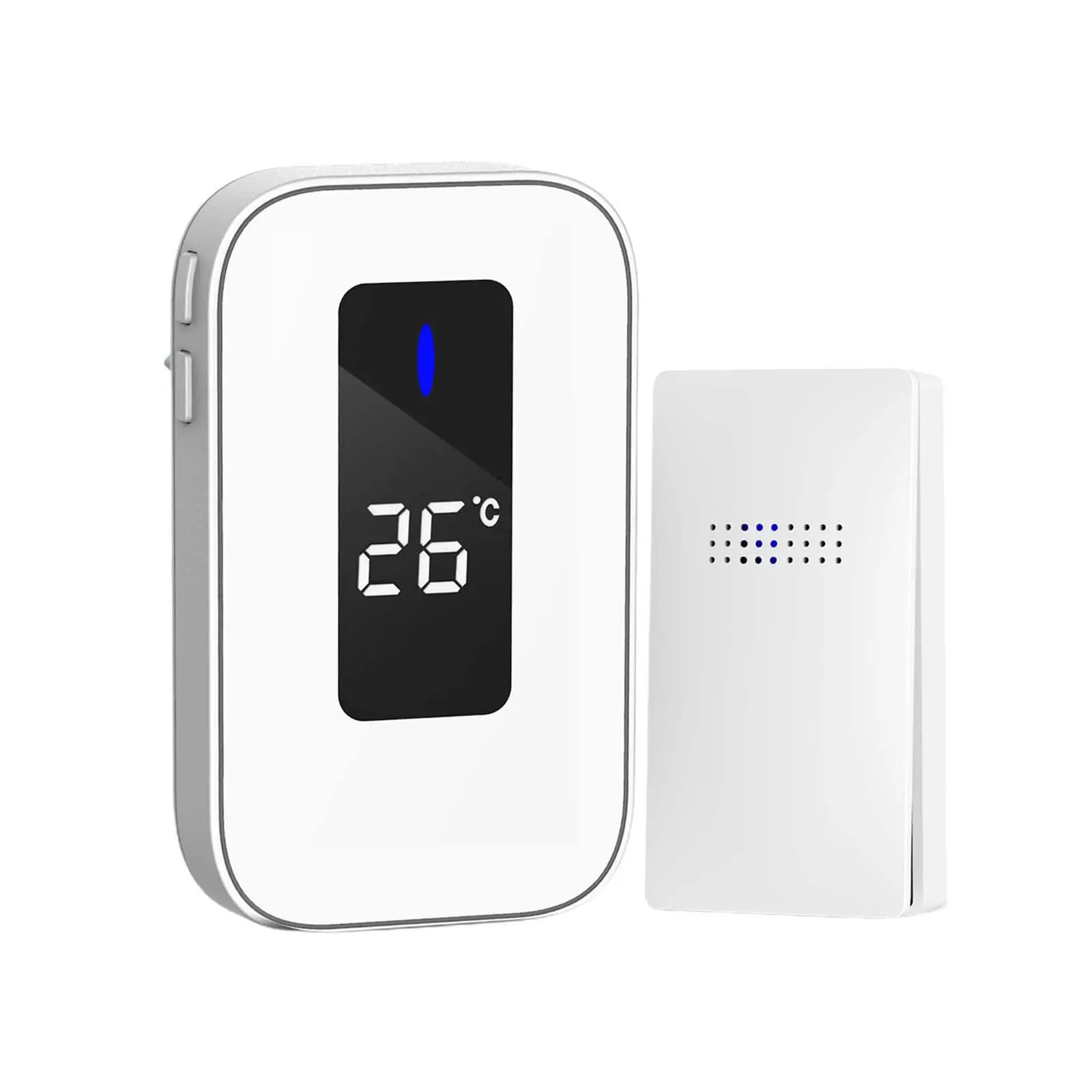 Outdoor Wireless Doorbell Upgraded Self Powered Digital Doorphone Sensitive Smart for Bedroom Office Apartment Hotel Door