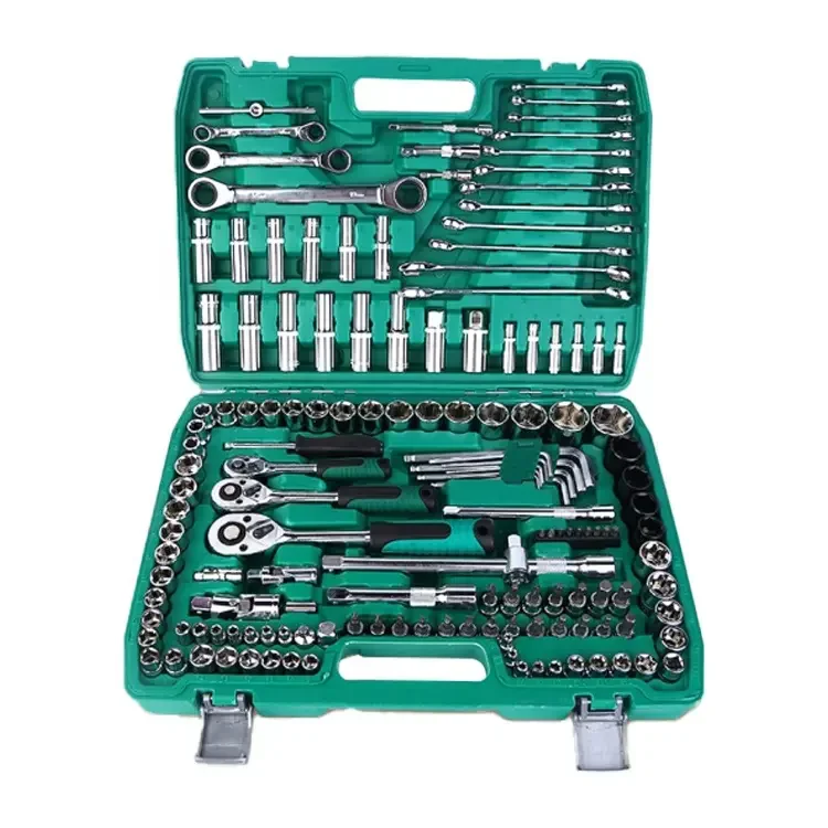 LB 151pcs High Strength CR-V  Hand Tool Set Plastic Ratchet Combination Sockets Machinery Maintenance OEM Customized