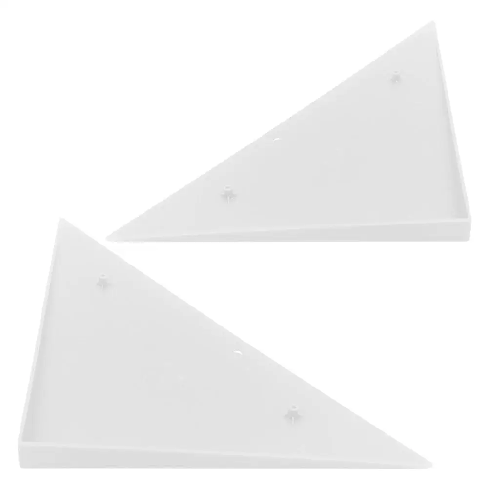 

4pcs Foosball Table Accessories Durable ABS Plastic Corner Guards Green Triangle Easy Clean Anti Scratch Fits Most Tables
