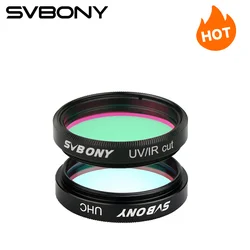Svbony 1.25'' UHC /UV-IR Elimination of Light Pollution Filters for Astronomy Telescope Eyepiece Observation of Deep Space