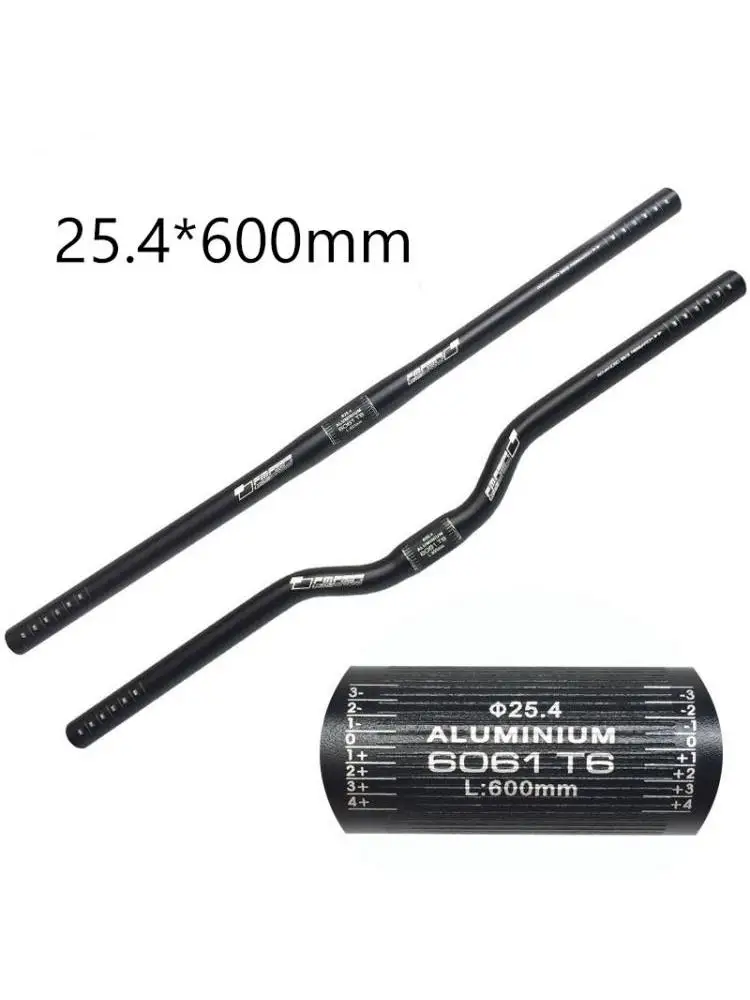 AliExpress 1 Pc New Aluminium Handlebar BM X MTB Mountain Bike Bicycle 600mm Riser 25.4mm Bar Cycling Handlebar Cross Handlebars Part